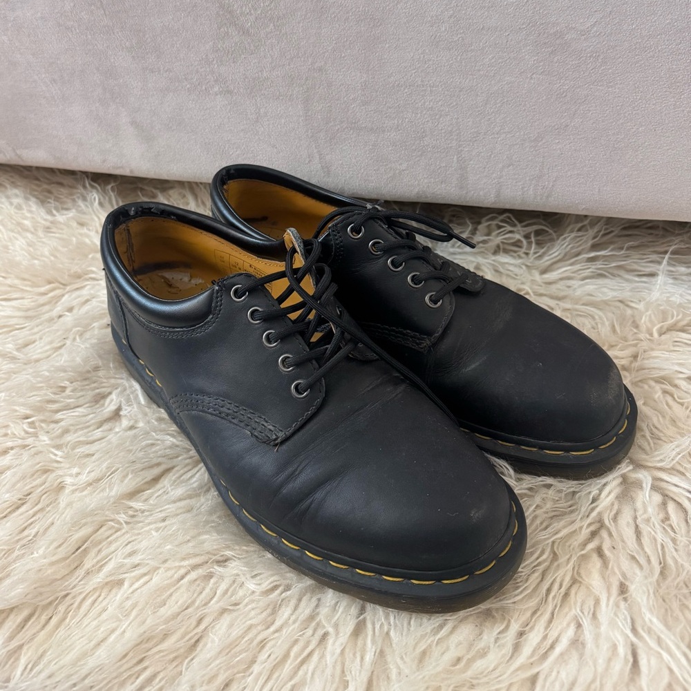 Dr. Martens Black Leather Oxfords